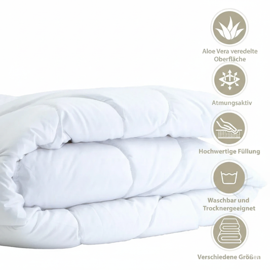Mikrofaser Bettdecke mit Aloe Vera - Sommerdecke - Anonia