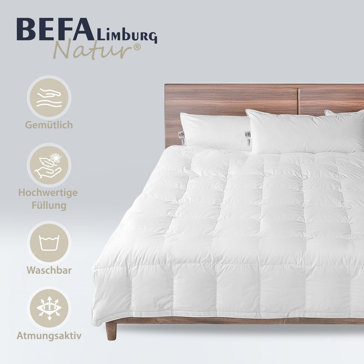 Daunendecke – 60% Daune, Sommerdecke - Anonia