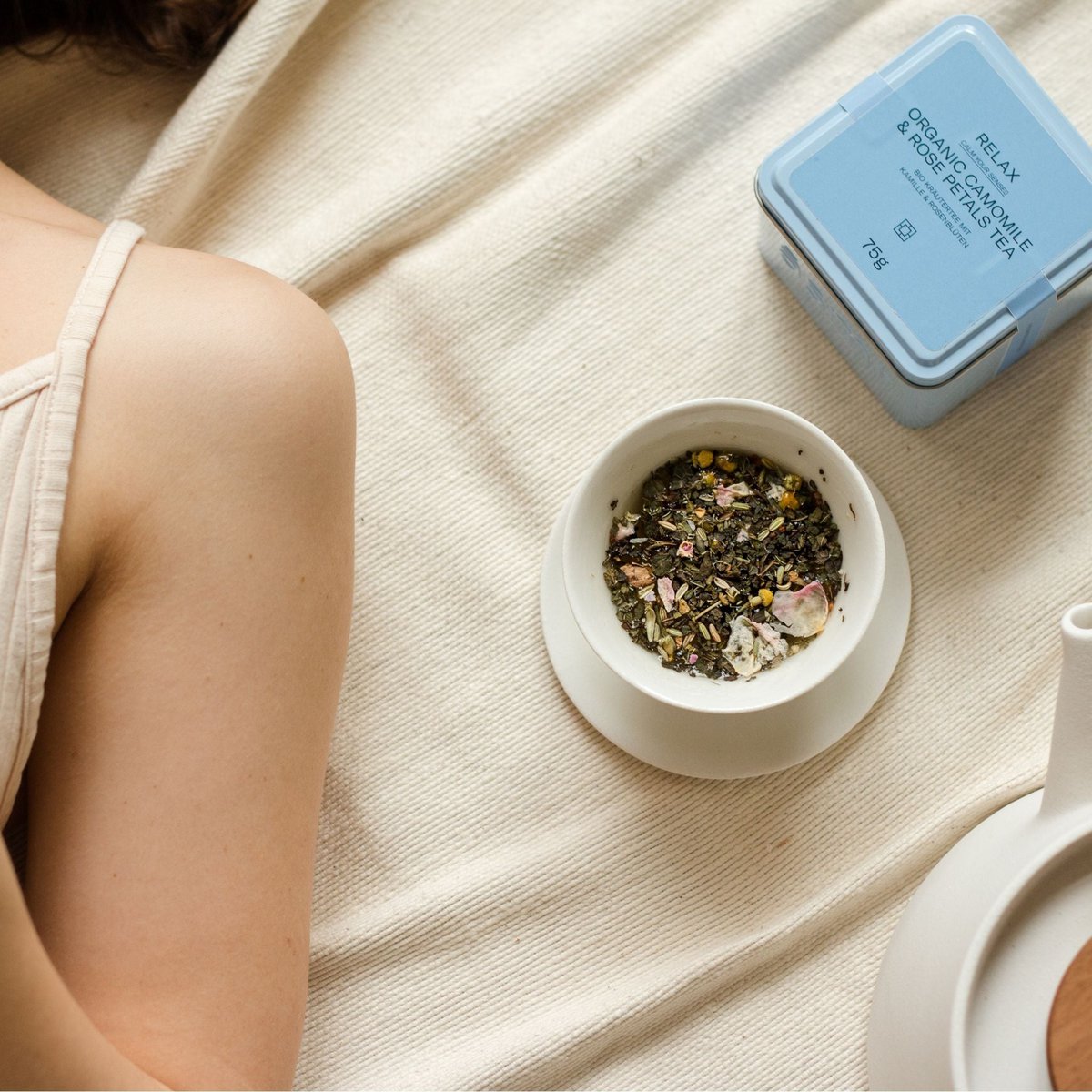 Relax Tee mit Kamille & Rosenblütenblätter - Anonia