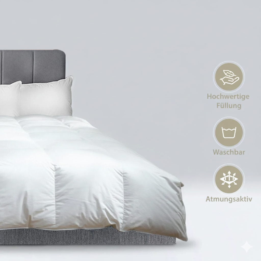 Gänsedaunendecke – 90% Gänsedaune, Sommerdecke - Anonia