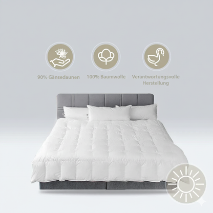 Gänsedaunendecke – 90% Gänsedaune, Sommerdecke - Anonia