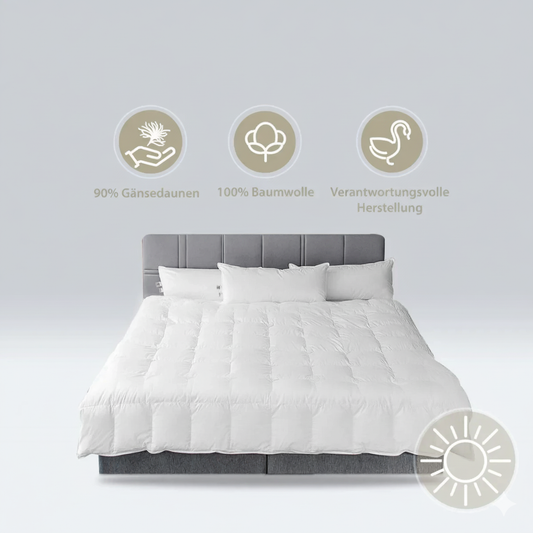 Gänsedaunendecke – 90% Gänsedaune, Sommerdecke - Anonia