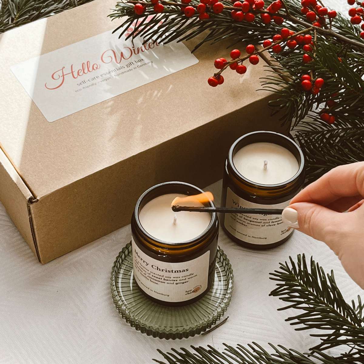 
                  
                    Winter Nights 155 g. Soy Candle | Made in Germany | Handmade
                  
                